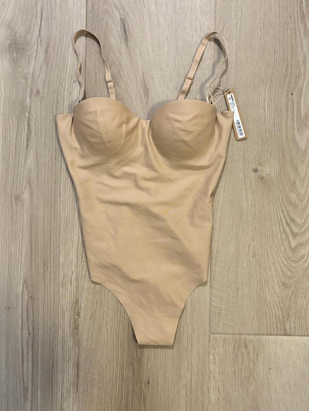 Skims Body Underwire Thong Bodysuit In Clay- Size XS - $138 NWT